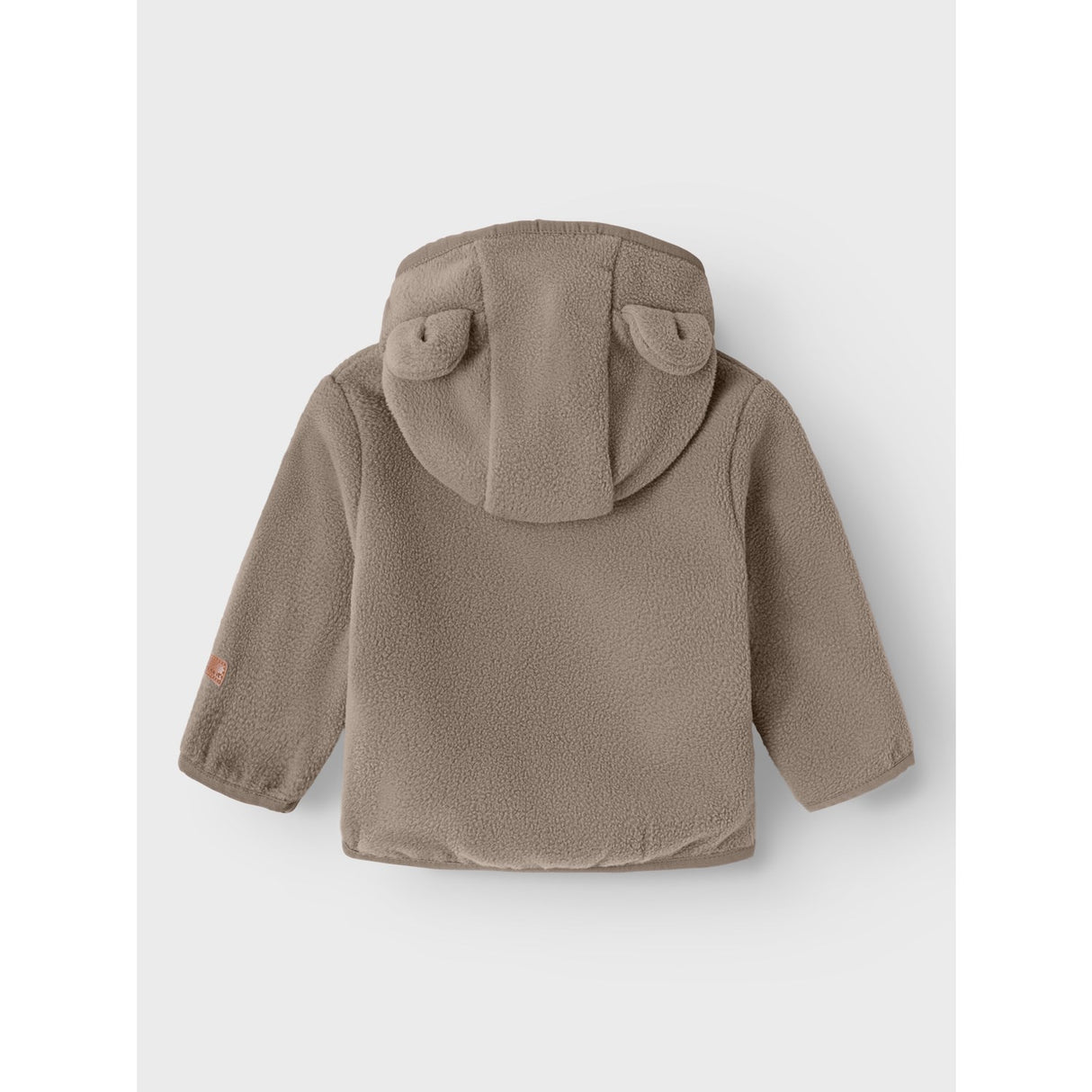 Name It Desert Taupe Meeko Fleece Jakke