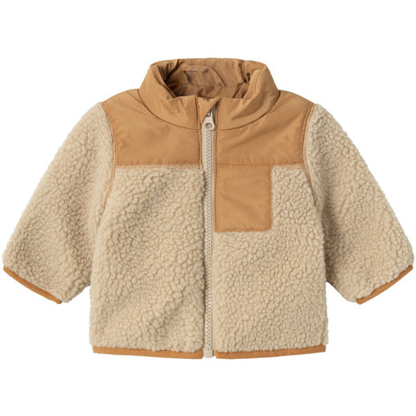 Name It Oxford Tan Mosie Teddy Jakke