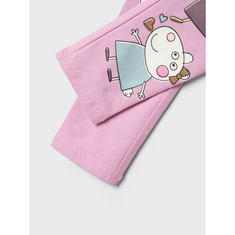 Name It Pastel Lavender Amma Peppa Pig Leggings