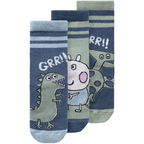 Name It Bering Sea Adinis Peppa Pig 3-Pack Sokker