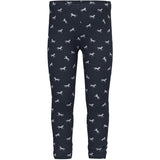 Name It Dark Sapphire W. Glitter Unicorn Tavina Sweat Fleece Leggings Noos