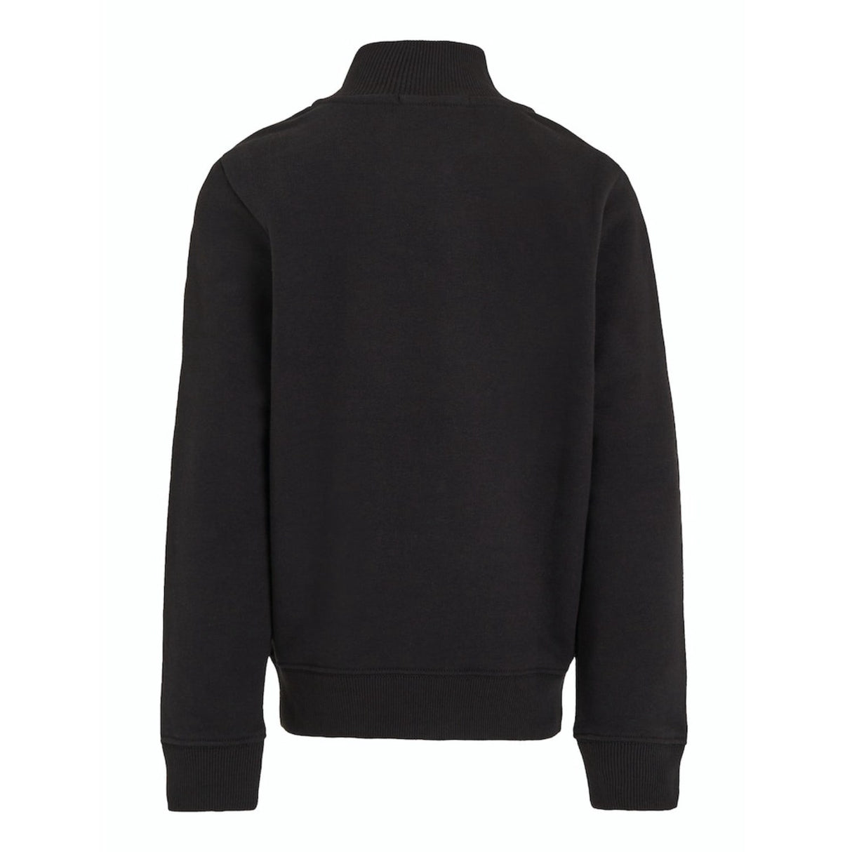 Calvin Klein Ck Black Monogram Mini Badge Half-Zip Collegegenser 6