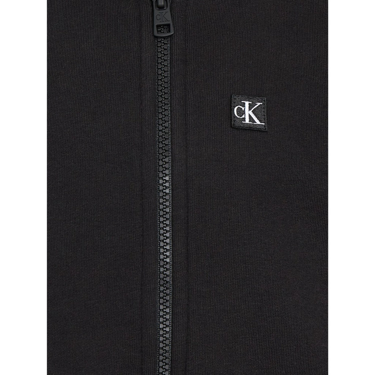 Calvin Klein Ck Black Monogram Mini Badge Half-Zip Collegegenser 5