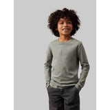 Calvin Klein Meteor Green Minimalistic Logo Blouse