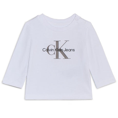 Calvin Klein Bright White Monogram Blouse