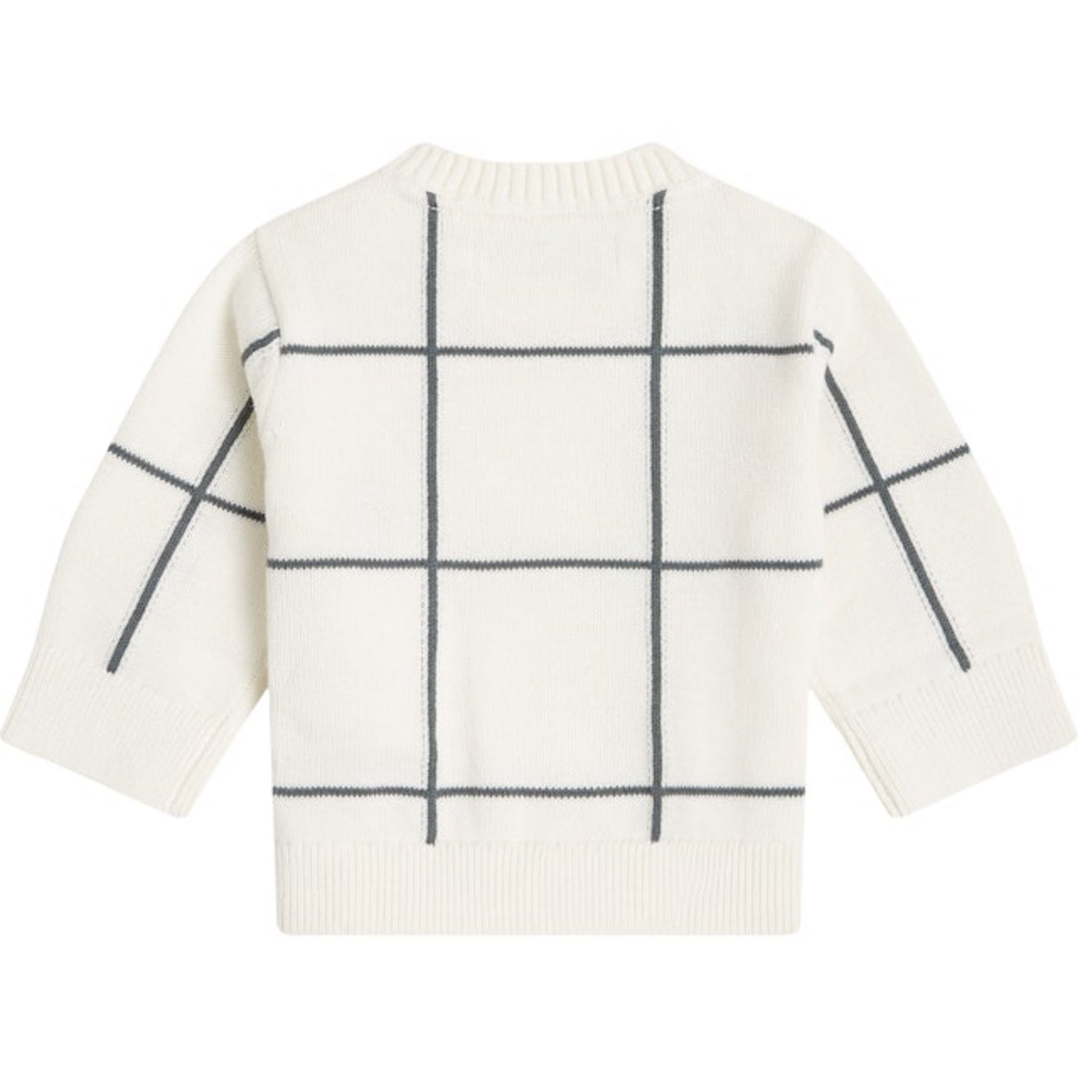 Calvin Klein Ivory Soft Grid Sweater 3