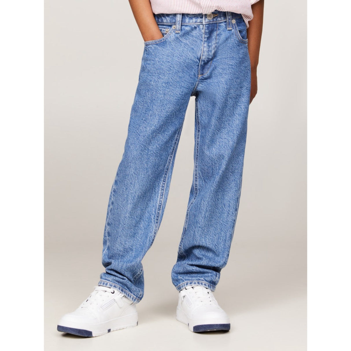 Tommy Hilfiger Midsaltpepper Skater Mid Salt&Pepper Denim Jeans