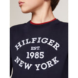 Tommy Hilfiger Desert Sky Monotype Flock Reg Collegegenser 4