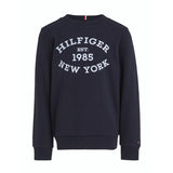 Tommy Hilfiger Desert Sky Monotype Flock Reg Collegegenser 5