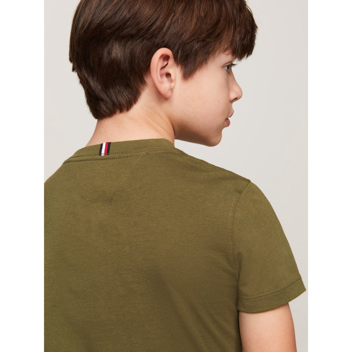 Tommy Hilfiger Utility Olive Essential Cotton Tee S/S 3