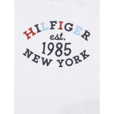 Tommy Hilfiger White Monotype Oval Regular Tee Ls 2