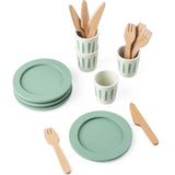 Sebra Green spisestue sett for 4, tre