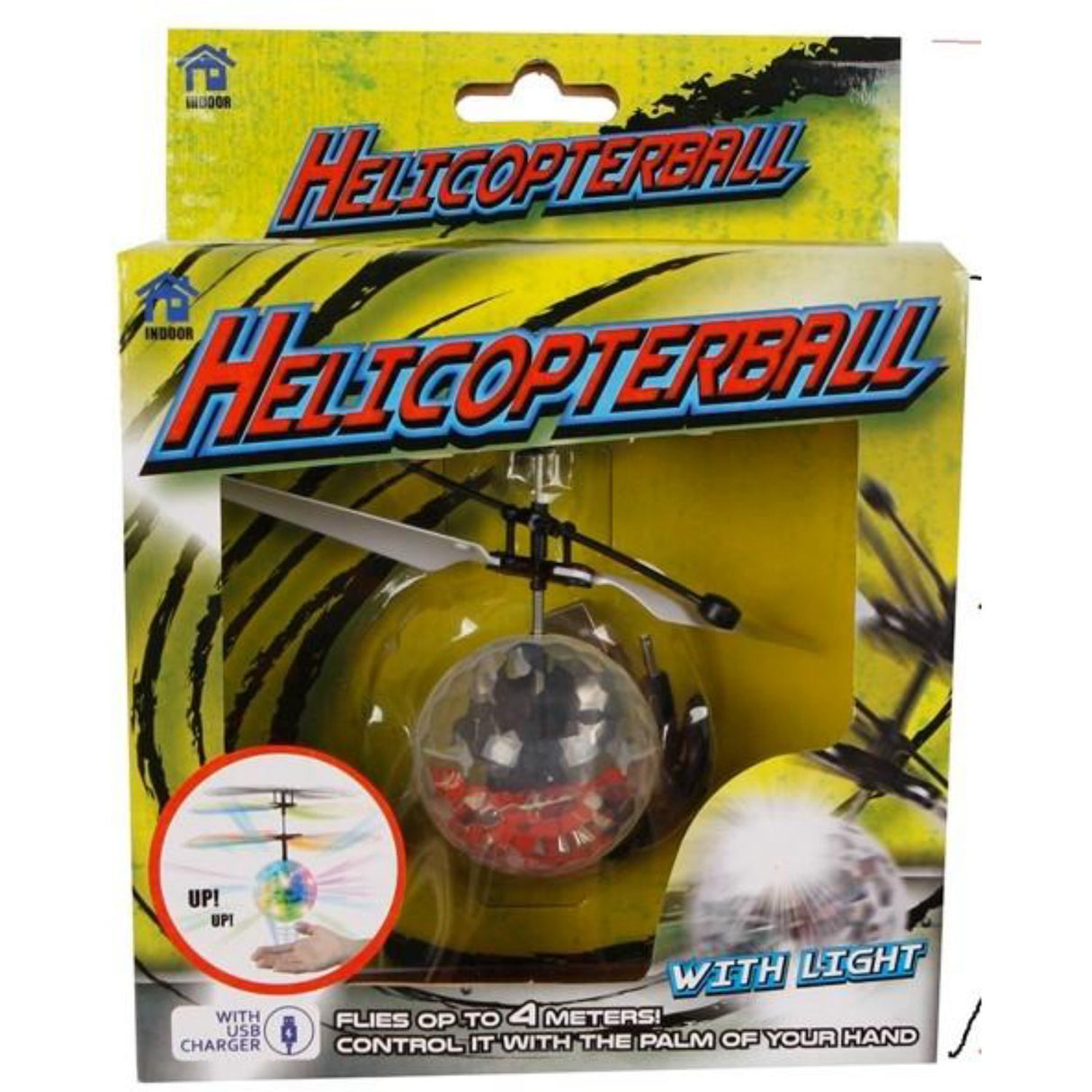 Pocket Money Helikopter Ball med lys