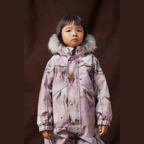 Molo Dreamy Horses Polaris Fur Flydress 2