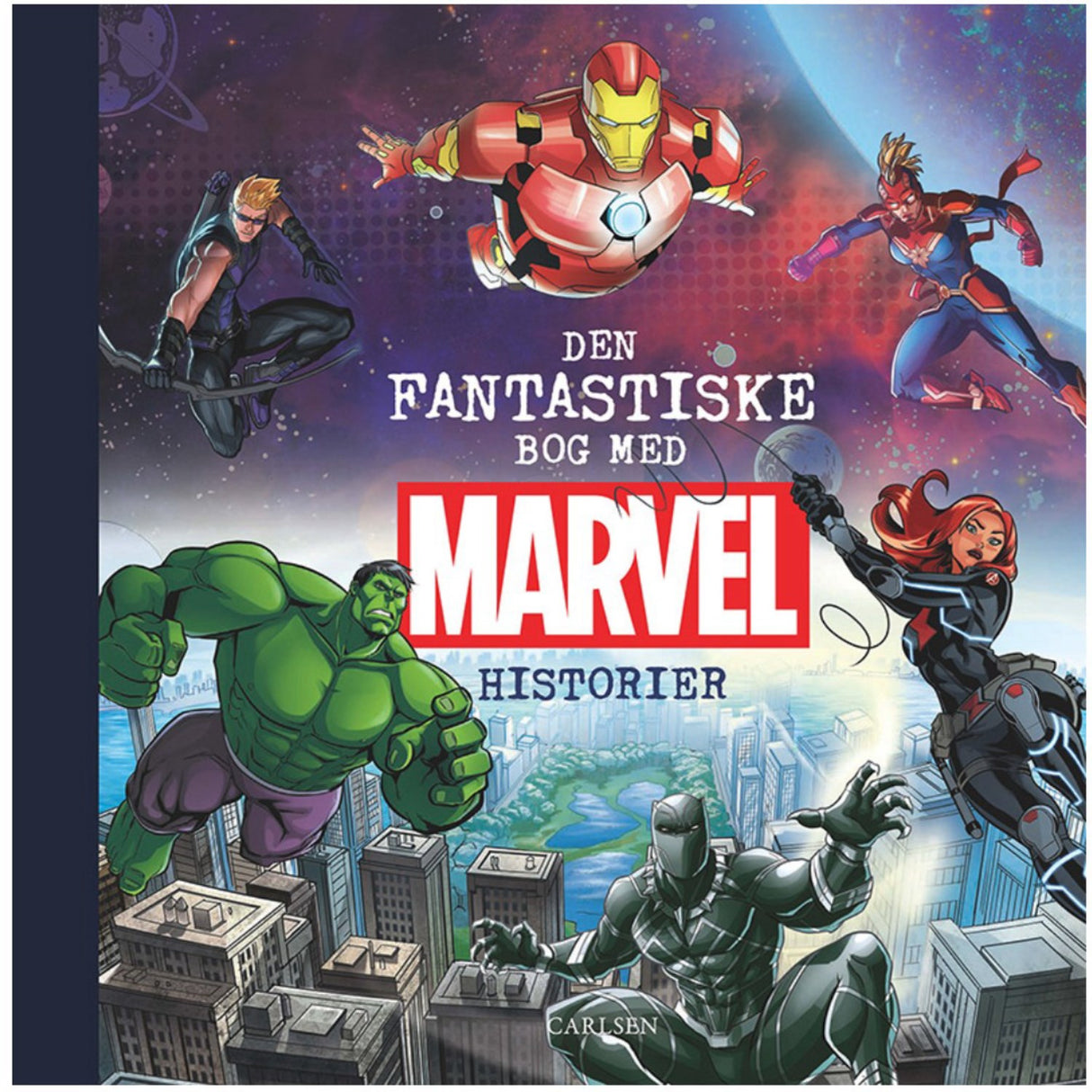 Forlaget Carlsen Den fantastiske bog med Marvel-historier