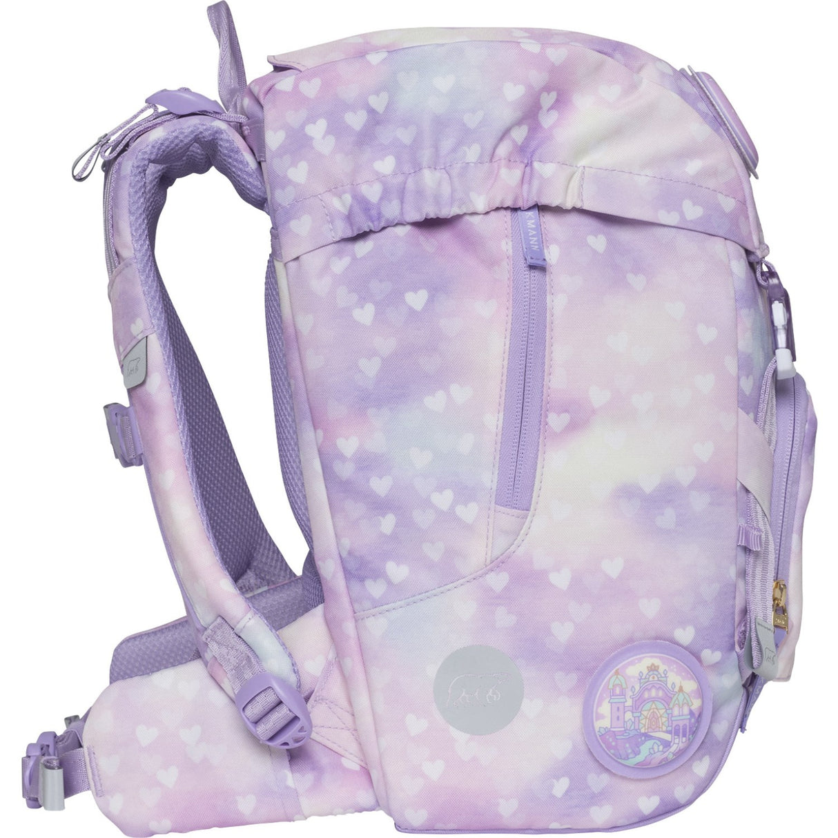 Beckmann Unicorn Princess Purple Classic Skolesekk 5