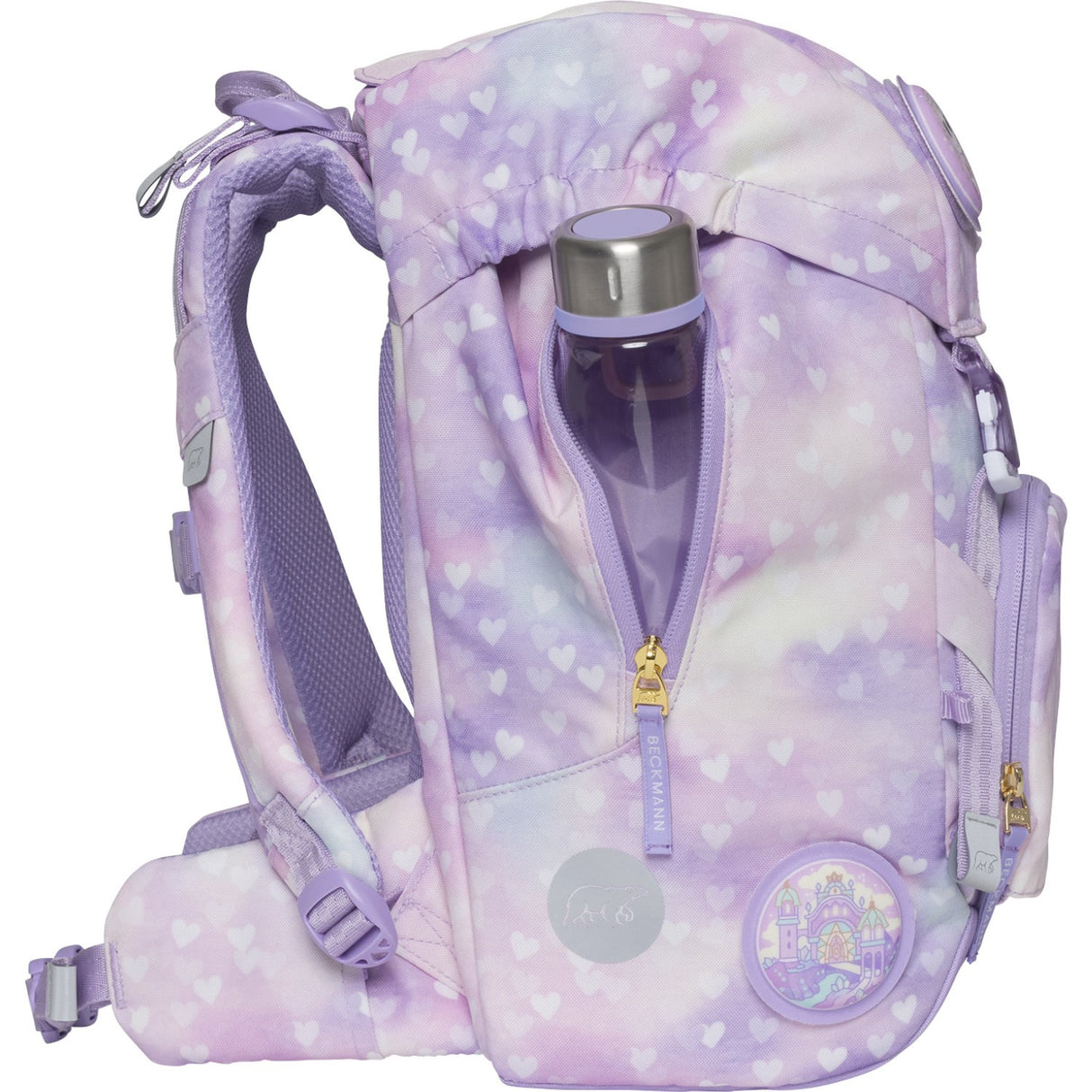 Beckmann Unicorn Princess Purple Classic Skolesekk 4