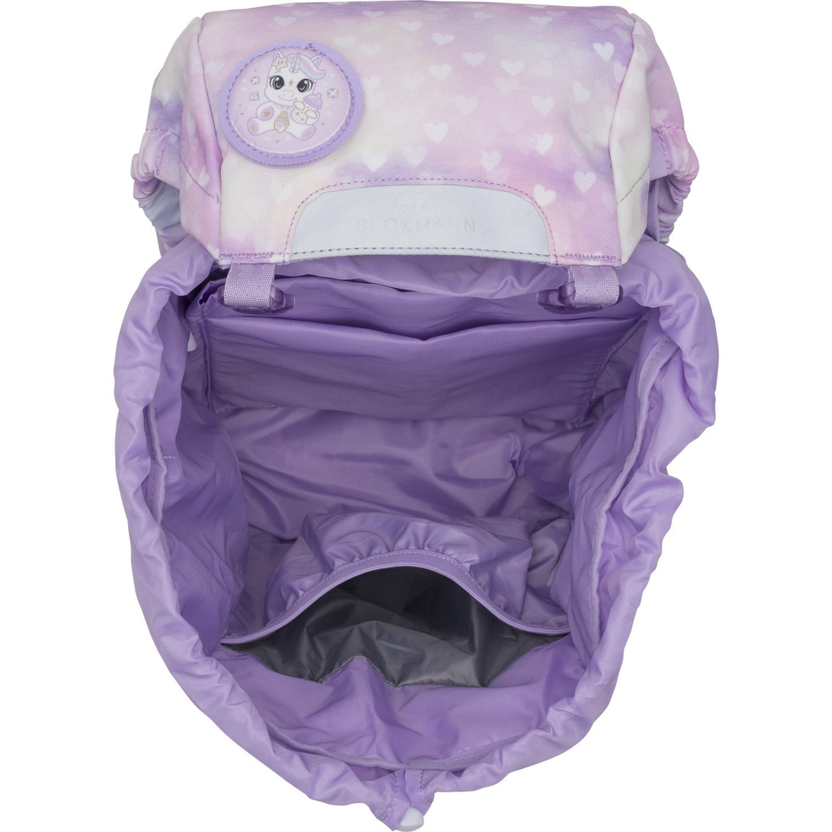 Beckmann Unicorn Princess Purple Classic Skolesekk 3