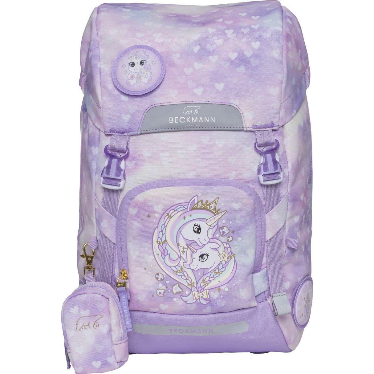 Beckmann Unicorn Princess Purple Classic Maxi Skolesekk