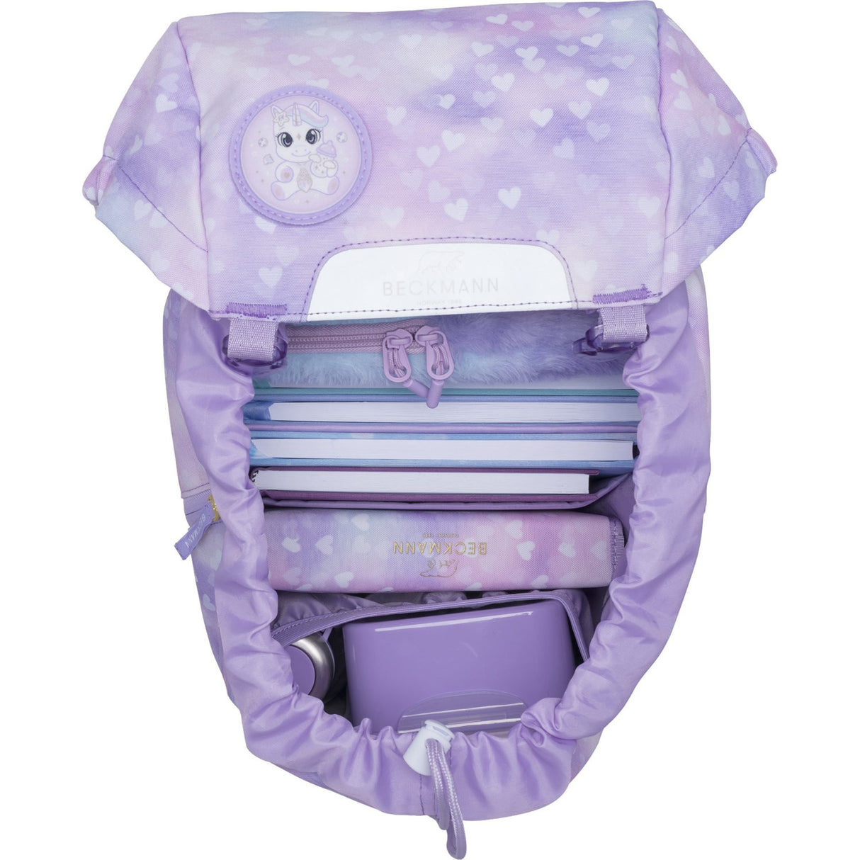 Beckmann Unicorn Princess Purple Classic Maxi Skolesekk 6