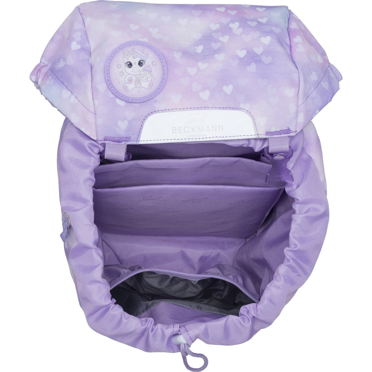 Beckmann Unicorn Princess Purple Classic Maxi Skolesekk 7