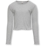 kids ONLY Light Grey Melange Carlotta Topp