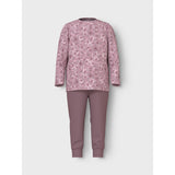 Name It Mauve Shadows Pyjamas Mauve Flower Noos 3