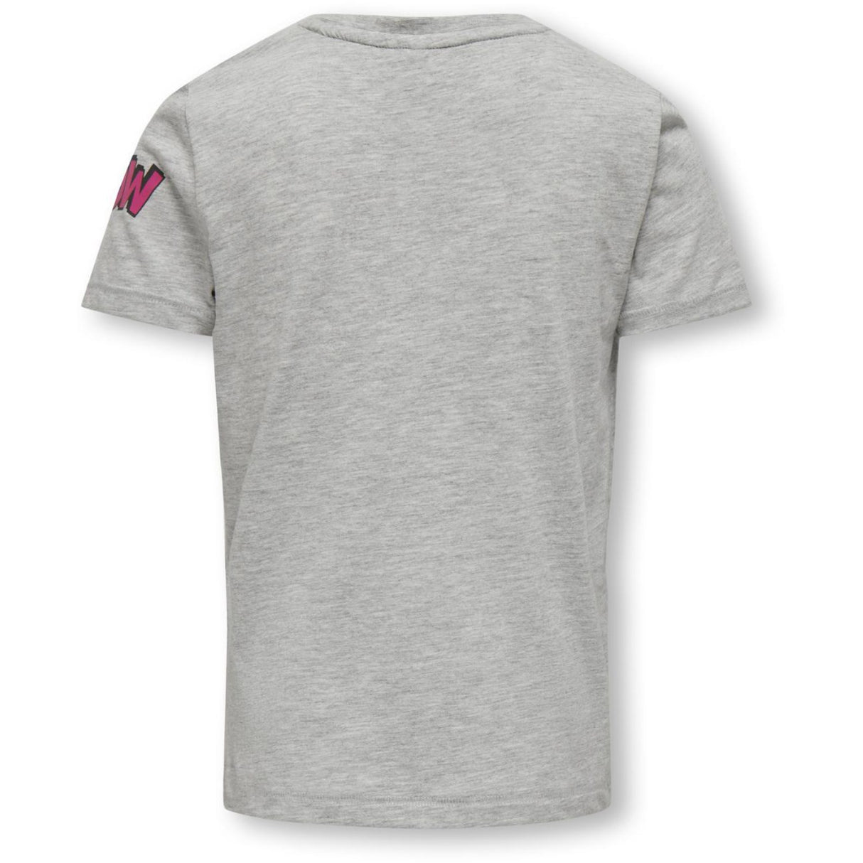 kids ONLY Light Grey Melange Lana Life O-Neck T-Shirt 2