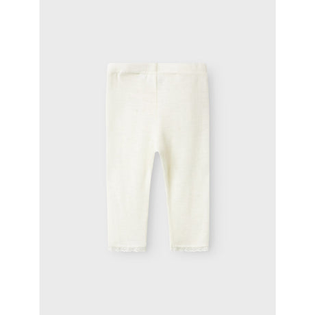 Name It Snow White Wang Ull Needle Leggings Solid Noos