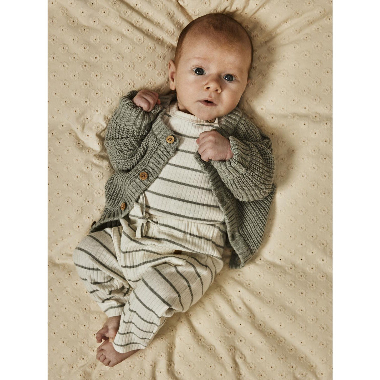 Lil'Atelier Limestone Emlen Strik Cardigan Noos 2