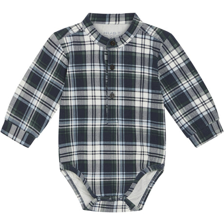 Hust & Claire Navy Baby Boye Bodyskjorte