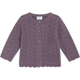 Hust & Claire Dark Plum Caren Cardigan