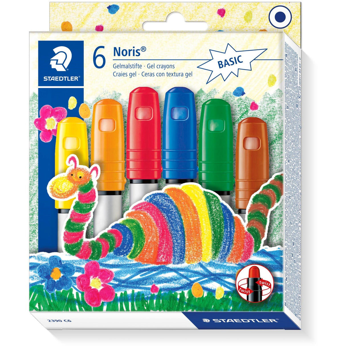 Staedtler Coloured Crayons Gel Twister