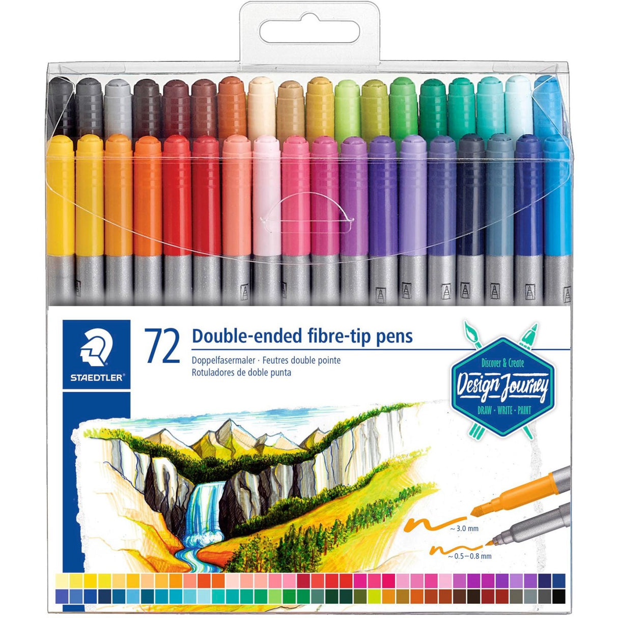 Staedtler Double-Ended Fibre Tip Pens