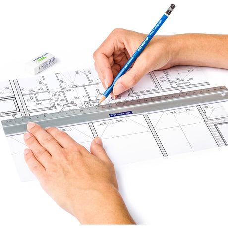 Staedtler Ruler Metal 30 cm 2