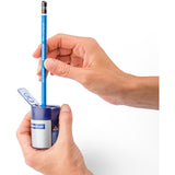 Staedtler blyantspisser med samler 2-hulls Silver/Blue 4