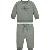 Calvin Klein Meteor Green Monogram CN Sweat Set