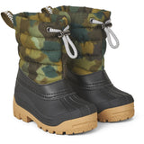 Angulus Camo Print Thermo Boot med Ullfôr