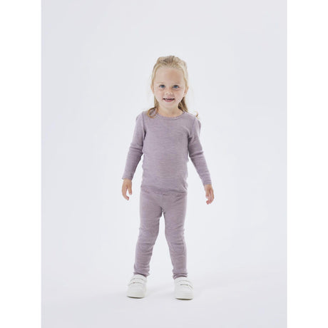 Name It Purple Dove Wang Ull Neddle Leggings Solid Noos