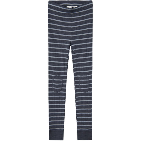 Name It Ombre Blue Wang Ull Needle Long Johns Stripe