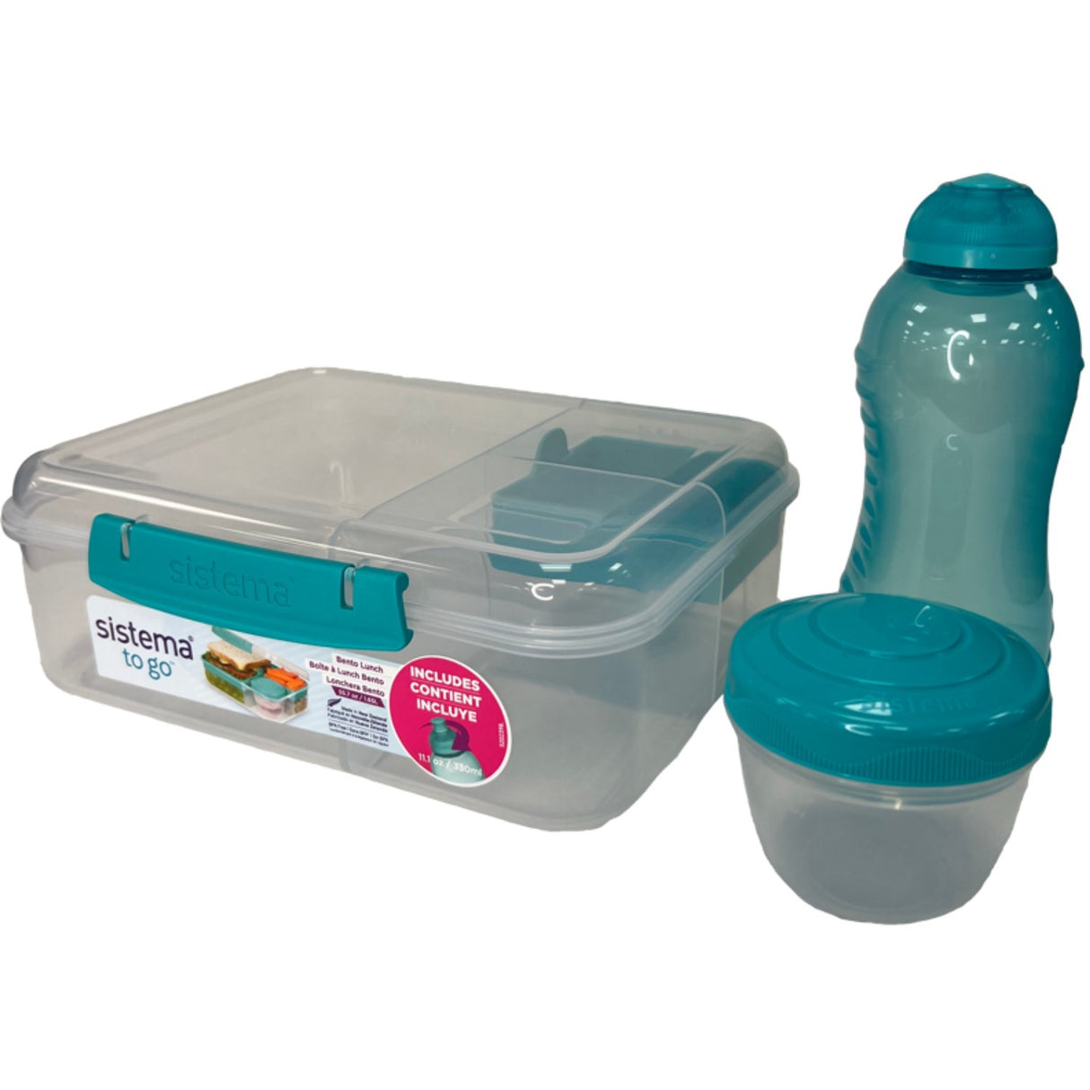 Sistema Bento Matboks 1,65L With 330ml Drikkeboks