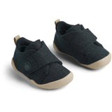 Wheat Navy Indoor Shoe Fleecy