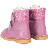 Angulus Heather/Heather Glitter Tex Støvel med Velcro Lukking