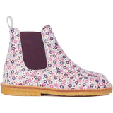 Angulus Heather Flowers/Bordeaux Classic Chelsea Boot med Elastikk og Glidelås 2