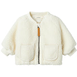 Lil'Atelier Coconut Milk Lajo Bi Bomber Jacket