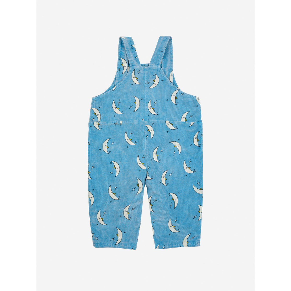 Bobo Choses Light Blue Beneath The Moon Micro Corduroy Dungaree 8