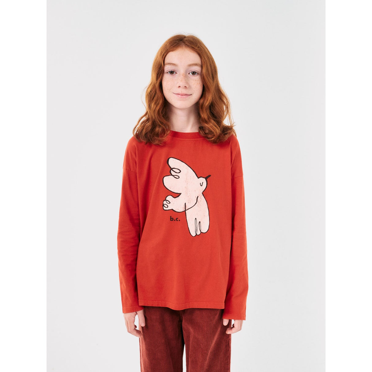 Bobo Choses Red Freedom Bird T-Shirt 2