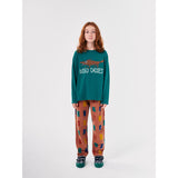 Bobo Choses Dark Green The Clever Fox T-Shirt 3