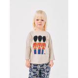 Bobo Choses Light Brown Little Tin Soldiers Bluse