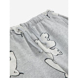 Bobo Choses Light Heather Grey Freedom Bird All Over Jogging Pants 3